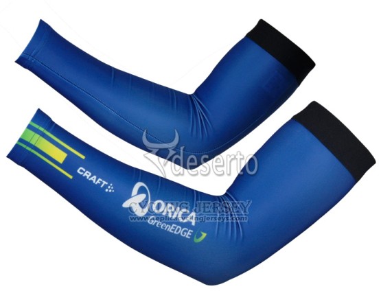 2014 GreenEDGE Arm Warmer Cycling Bluee
